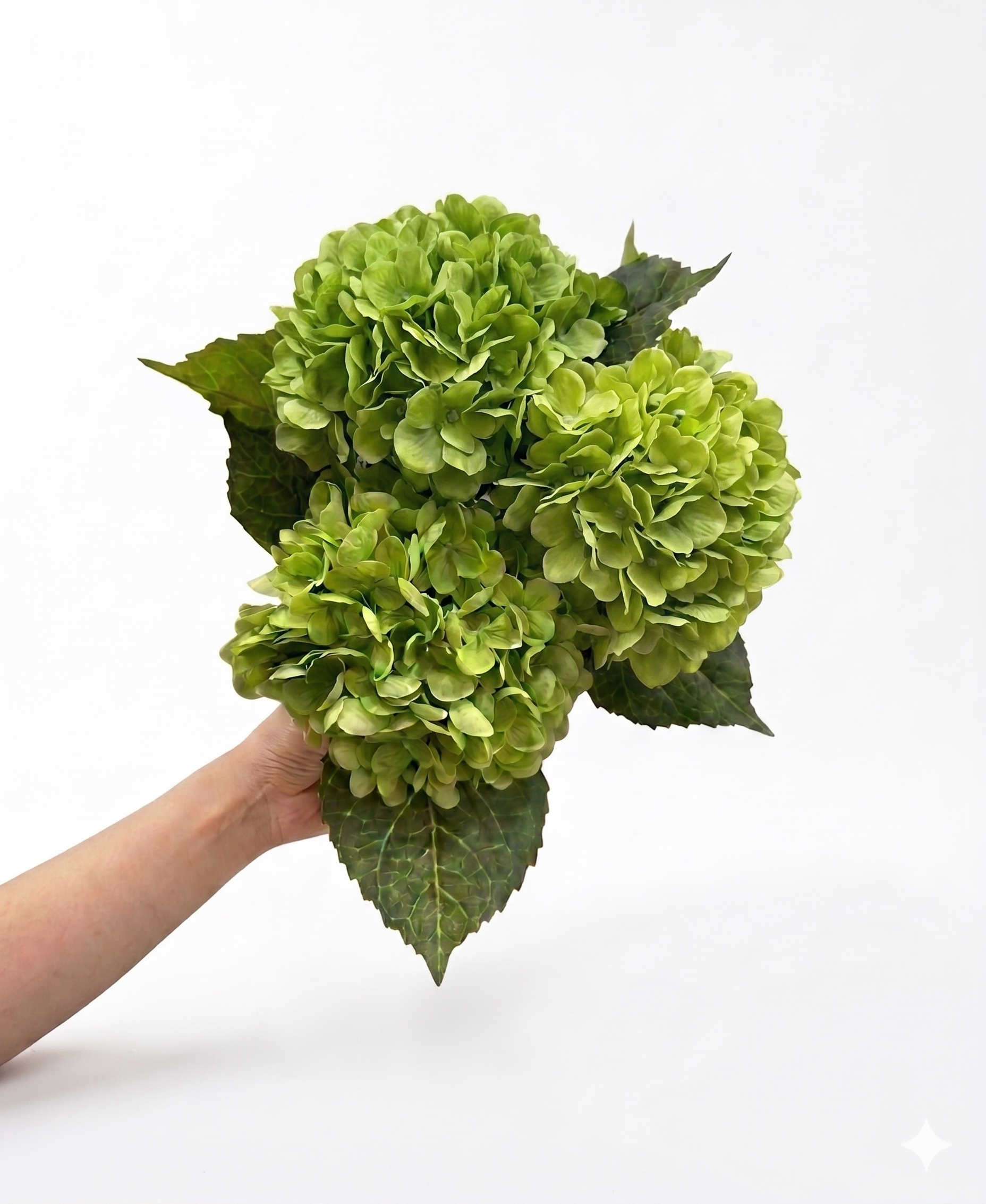 RunaVasto Real Touch Artificial Hydrangea Flowers, Premium Lifelike Faux Hydrangea Bouquets for Cozy Home Decor & Floral Arrangements